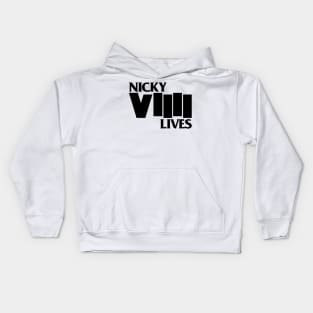 Nicky Nine Lives Roman Numerals Kids Hoodie